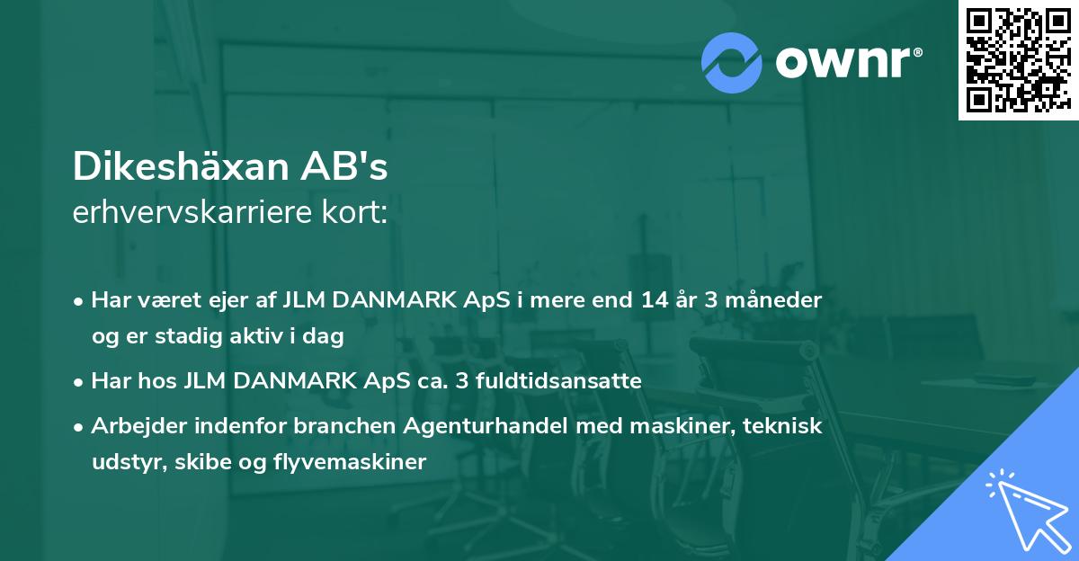 Dikeshäxan AB's erhvervskarriere kort
