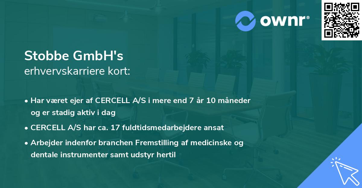 Stobbe GmbH's erhvervskarriere kort
