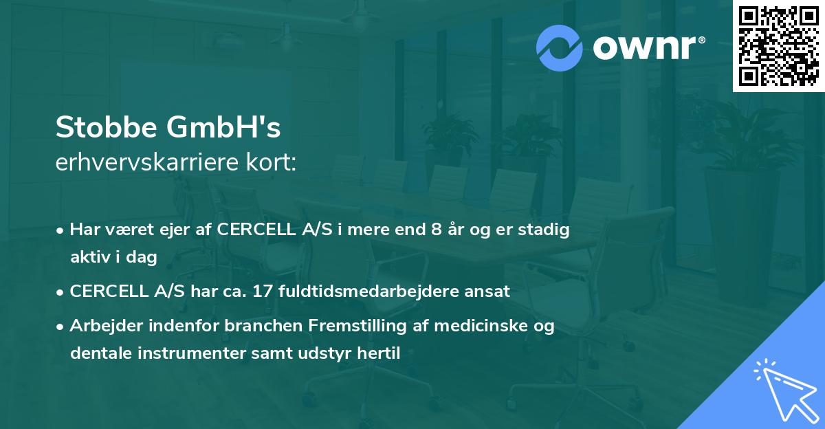 Stobbe GmbH's erhvervskarriere kort