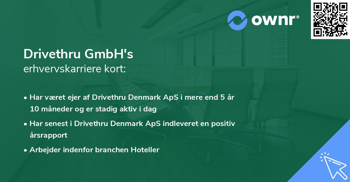 Drivethru GmbH's erhvervskarriere kort