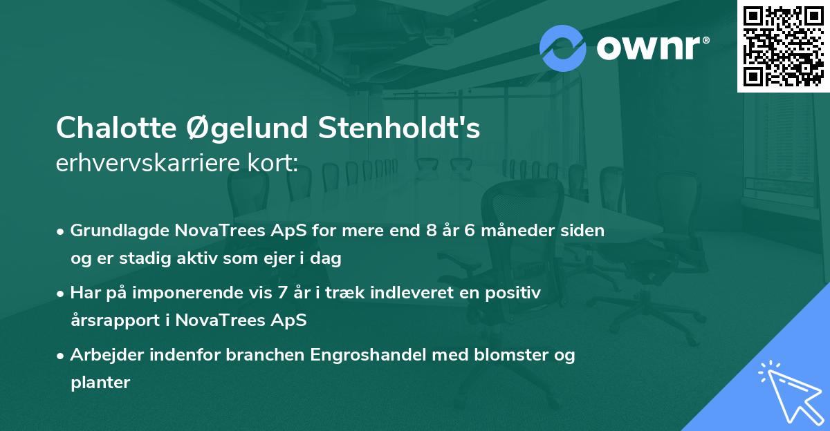 Chalotte Øgelund Stenholdt's erhvervskarriere kort