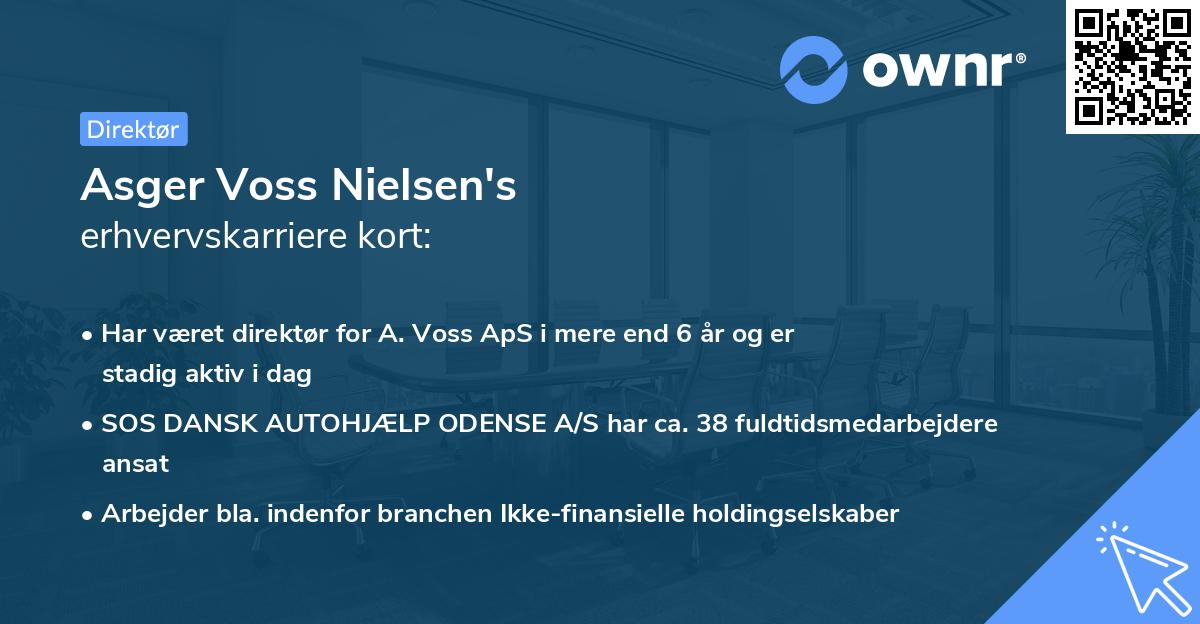 Asger Voss Nielsen's erhvervskarriere kort