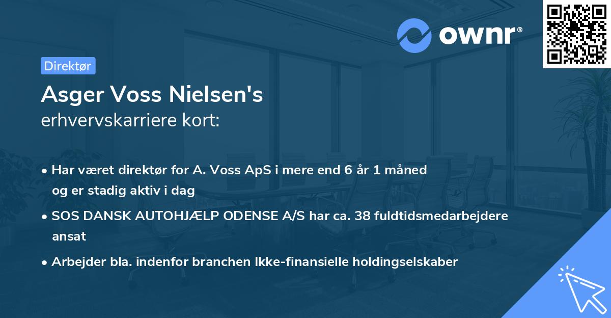 Asger Voss Nielsen's erhvervskarriere kort