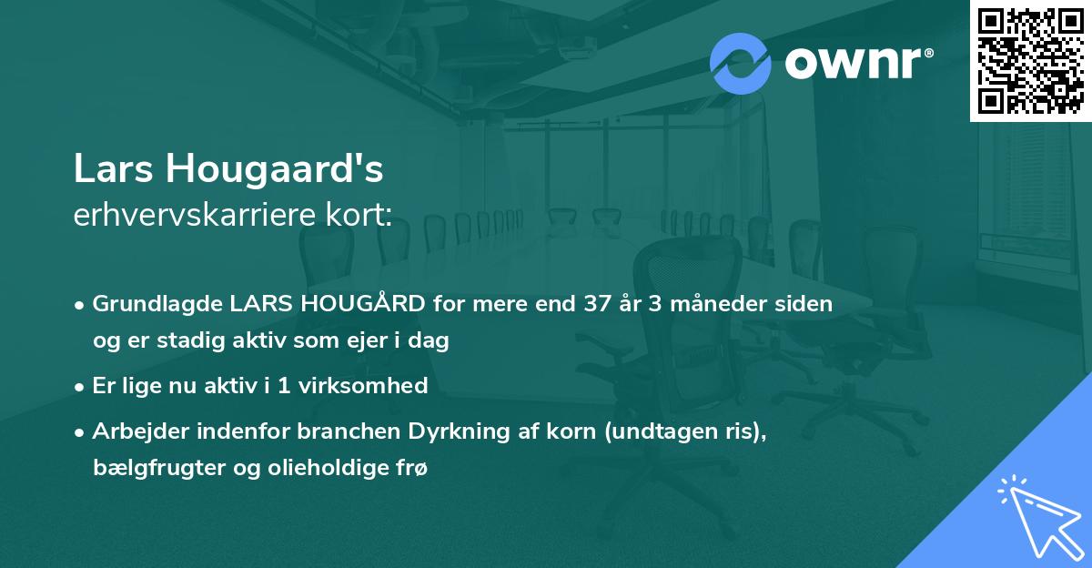Lars Hougaard's erhvervskarriere kort