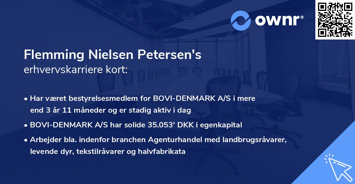 Flemming Nielsen Petersen's erhvervskarriere kort