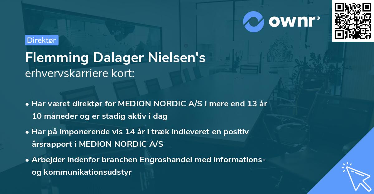 Flemming Dalager Nielsen's erhvervskarriere kort
