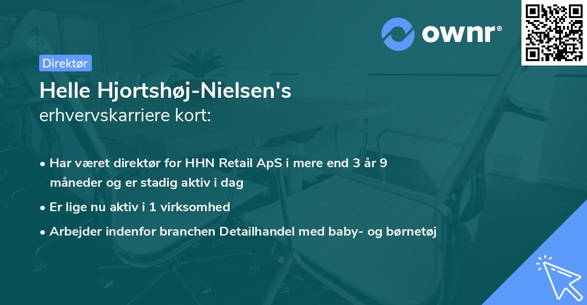 Helle Hjortshøj-Nielsen's erhvervskarriere kort