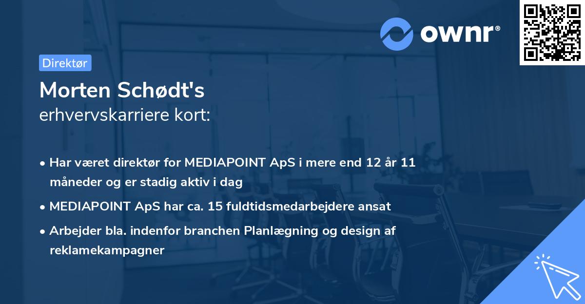 Morten Schødt's erhvervskarriere kort