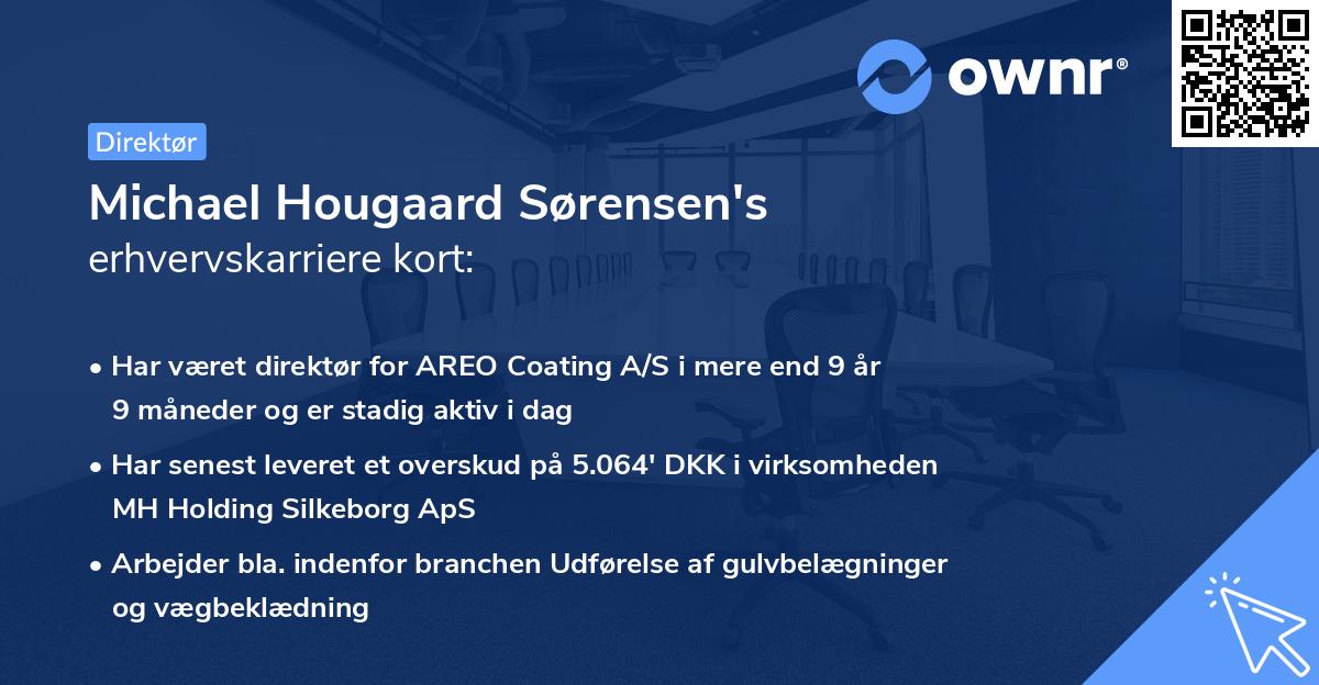 Michael Hougaard Sørensen's erhvervskarriere kort