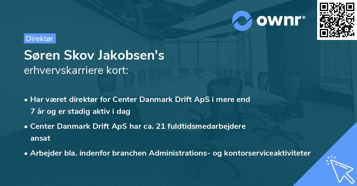 Søren Skov Jakobsen's erhvervskarriere kort