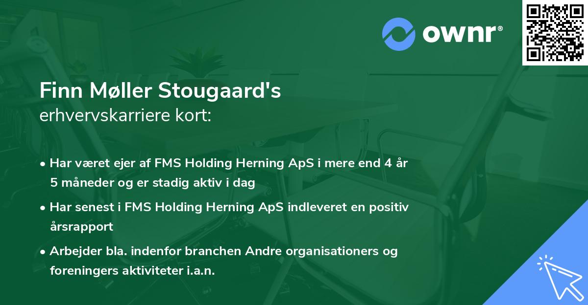 Finn Møller Stougaard's erhvervskarriere kort