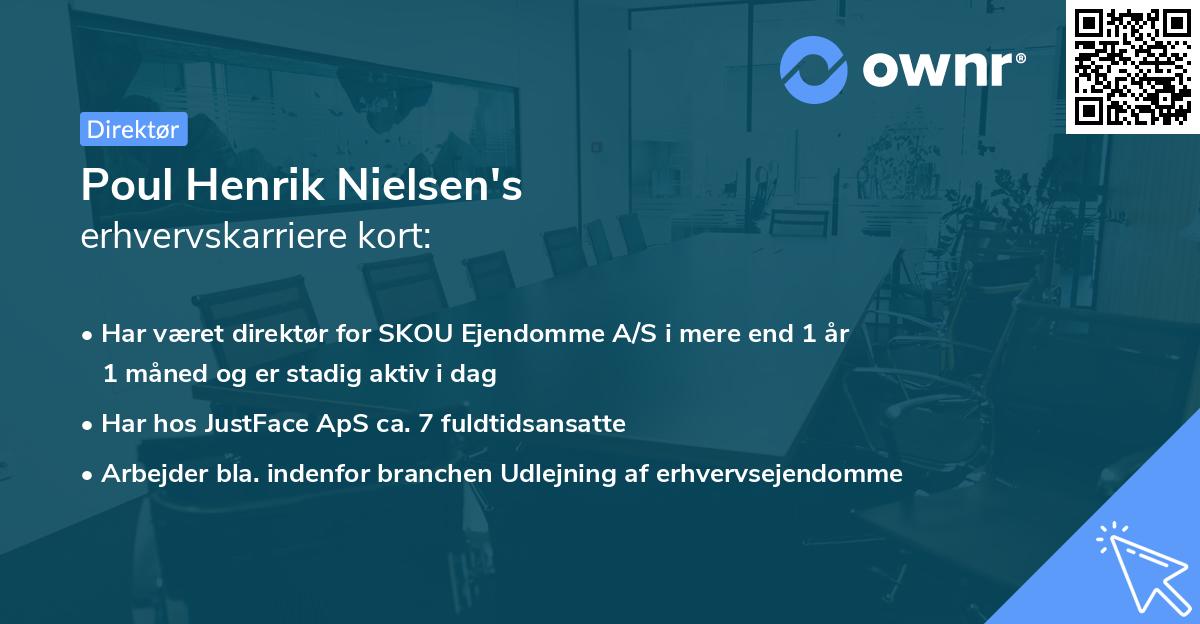 Poul Henrik Nielsen's erhvervskarriere kort