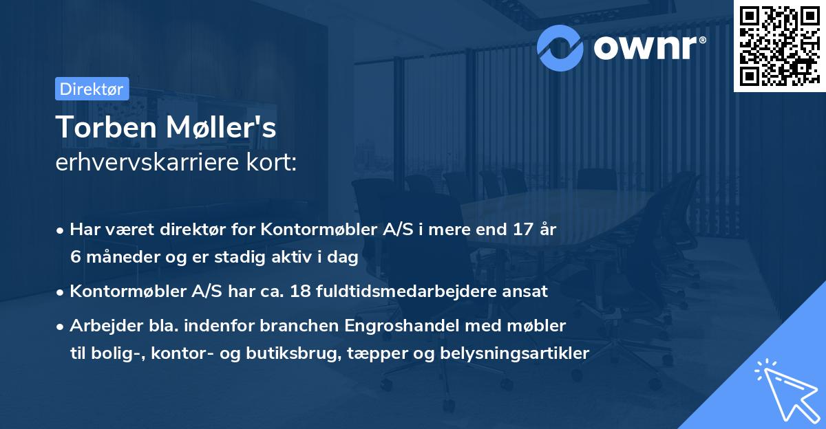 Torben Møller's erhvervskarriere kort