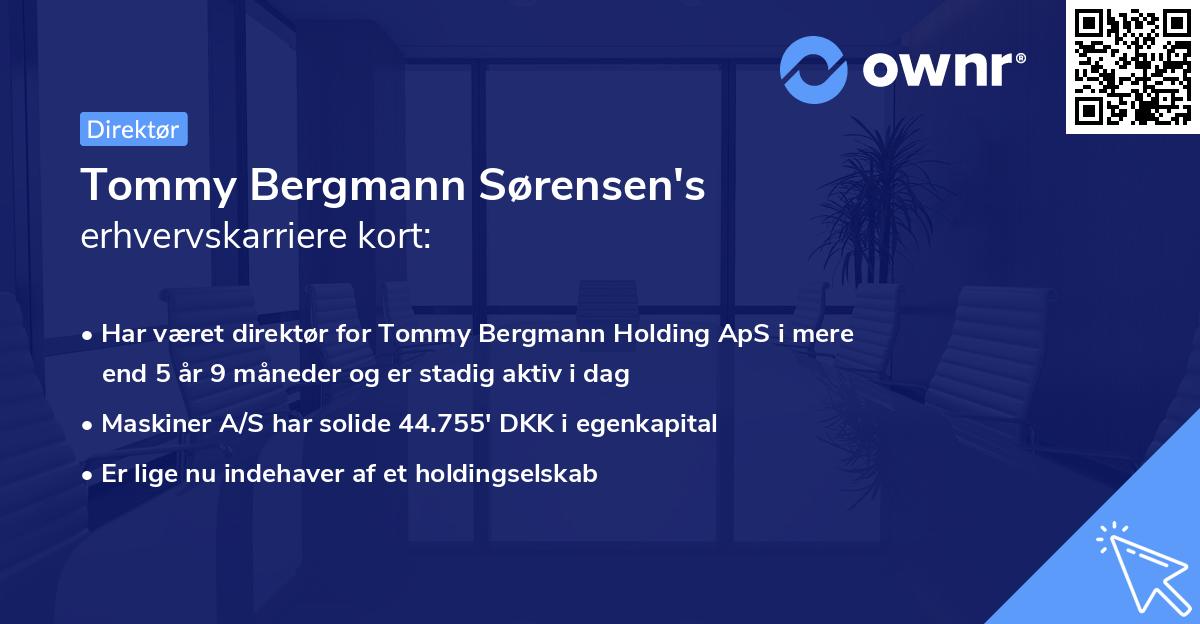 Tommy Bergmann Sørensen's erhvervskarriere kort