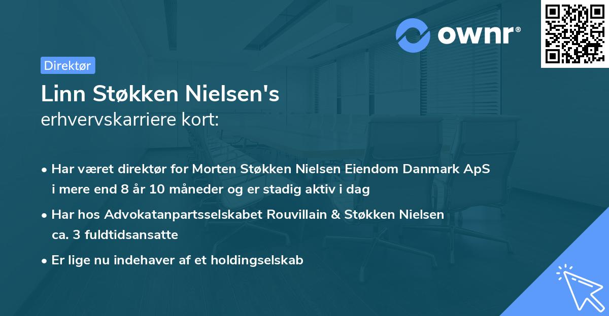 Linn Støkken Nielsen's erhvervskarriere kort