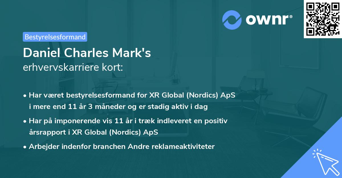 Daniel Charles Mark's erhvervskarriere kort