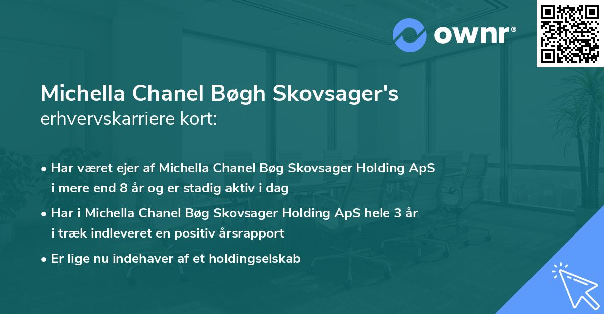 Michella Chanel Bøgh Skovsager's erhvervskarriere kort