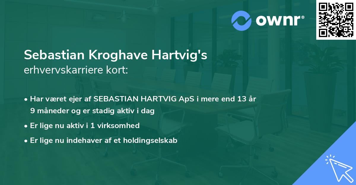 Sebastian Kroghave Hartvig's erhvervskarriere kort