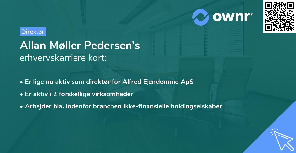 Allan Møller Pedersen's erhvervskarriere kort