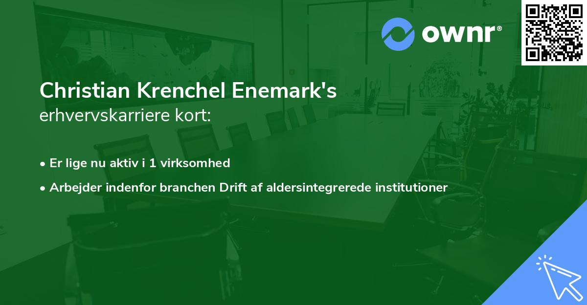 Christian Krenchel Enemark's erhvervskarriere kort