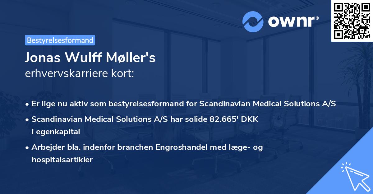 Jonas Wulff Møller's erhvervskarriere kort