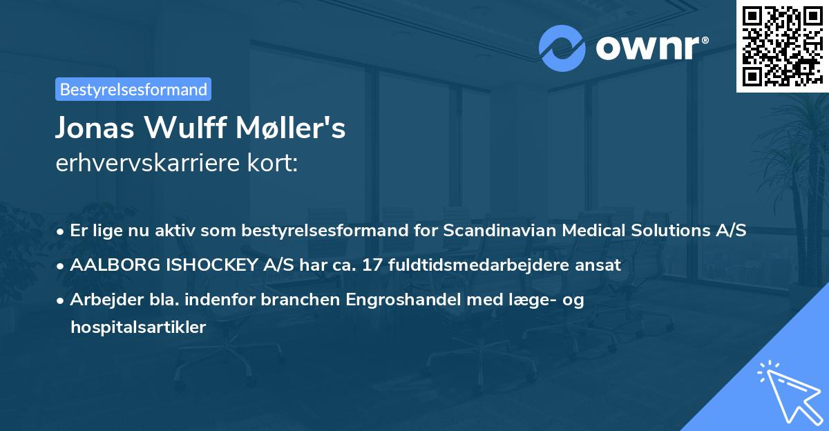 Jonas Wulff Møller's erhvervskarriere kort
