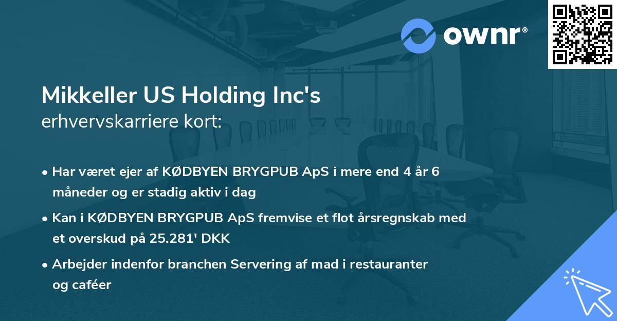 Mikkeller US Holding Inc's erhvervskarriere kort