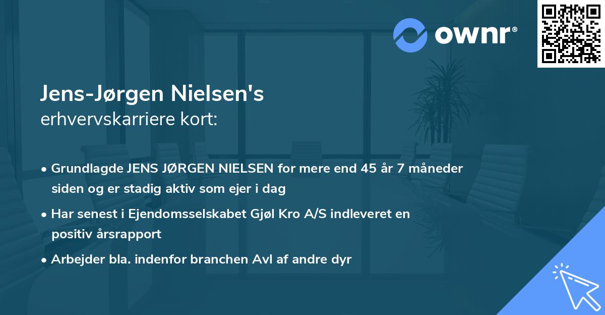 Jens-Jørgen Nielsen's erhvervskarriere kort
