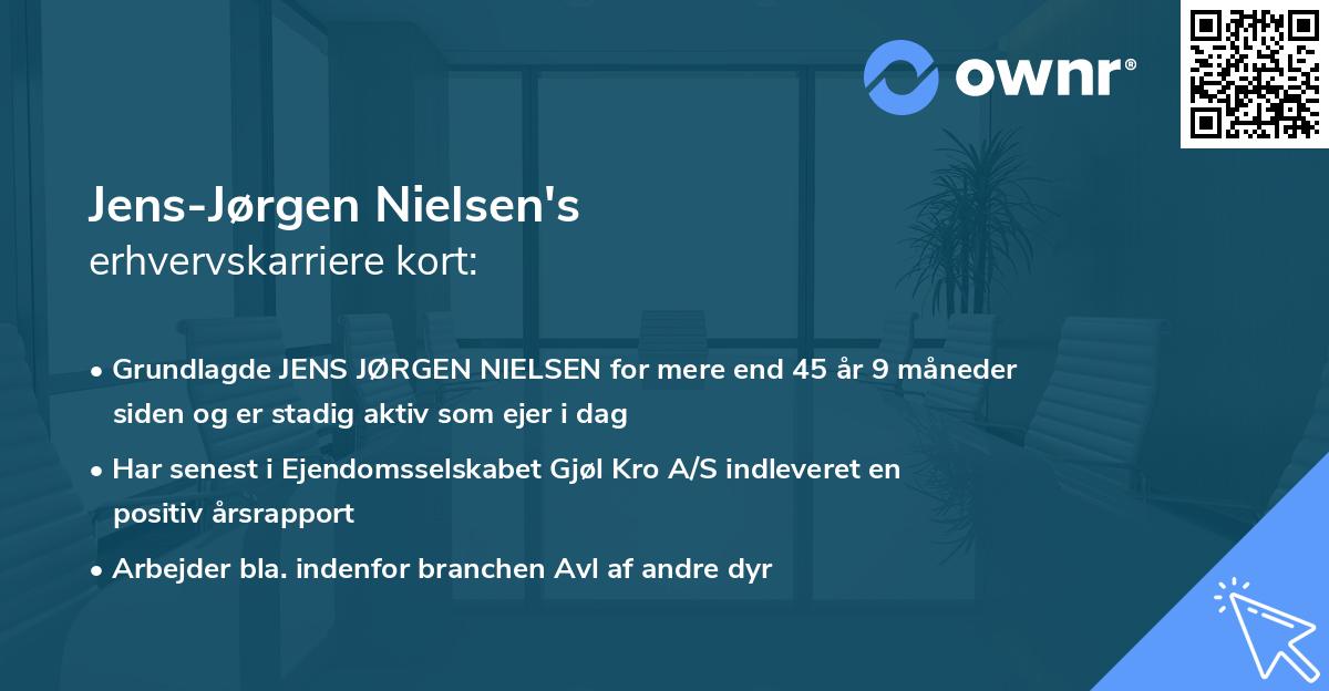 Jens-Jørgen Nielsen's erhvervskarriere kort