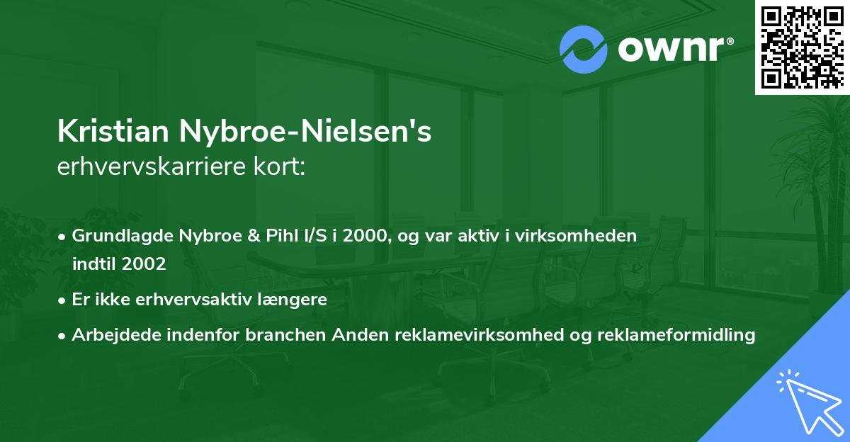 Kristian Nybroe-Nielsen's erhvervskarriere kort