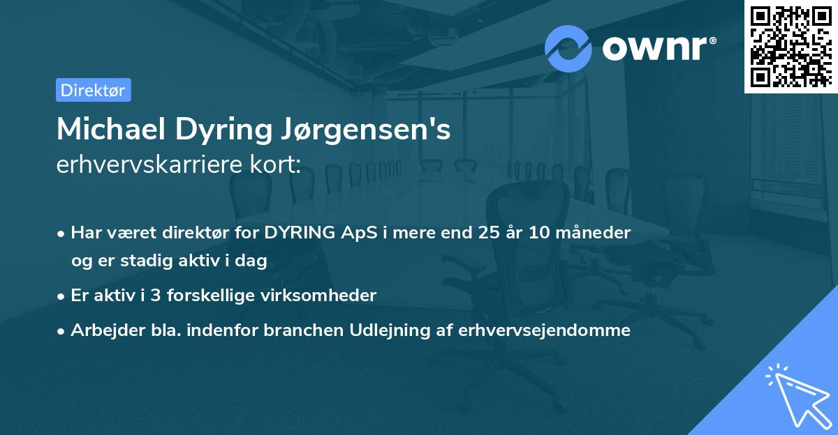 Michael Dyring Jørgensen's erhvervskarriere kort