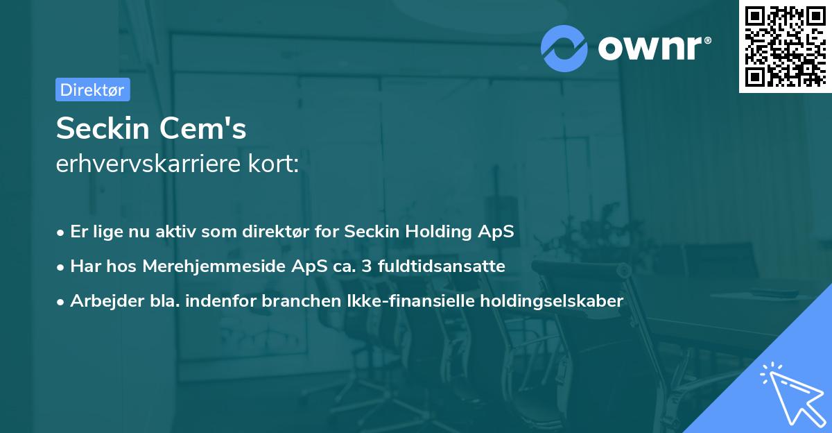 Seckin Cem's erhvervskarriere kort