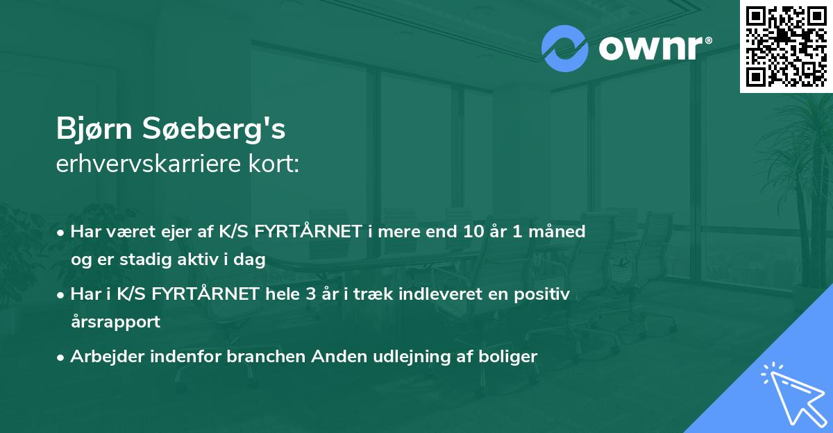 Bjørn Søeberg's erhvervskarriere kort