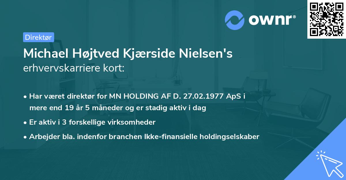 Michael Højtved Kjærside Nielsen's erhvervskarriere kort