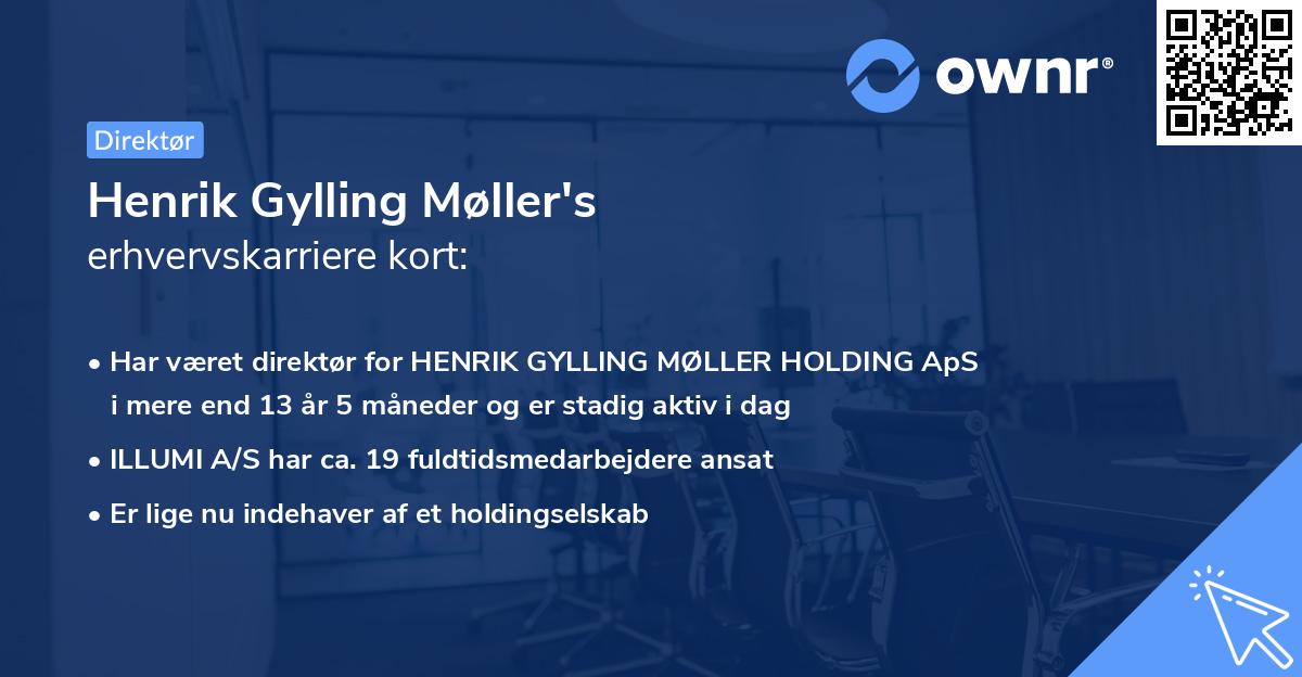 Henrik Gylling Møller's erhvervskarriere kort