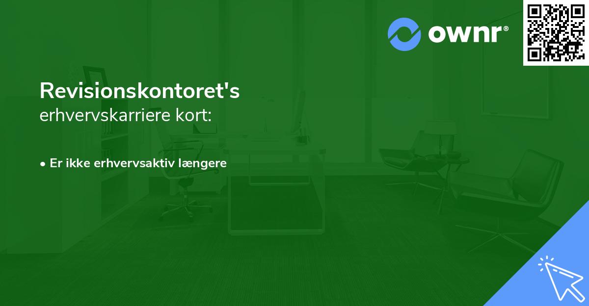 Revisionskontoret's erhvervskarriere kort