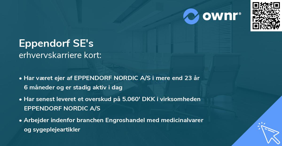 Eppendorf SE's erhvervskarriere kort