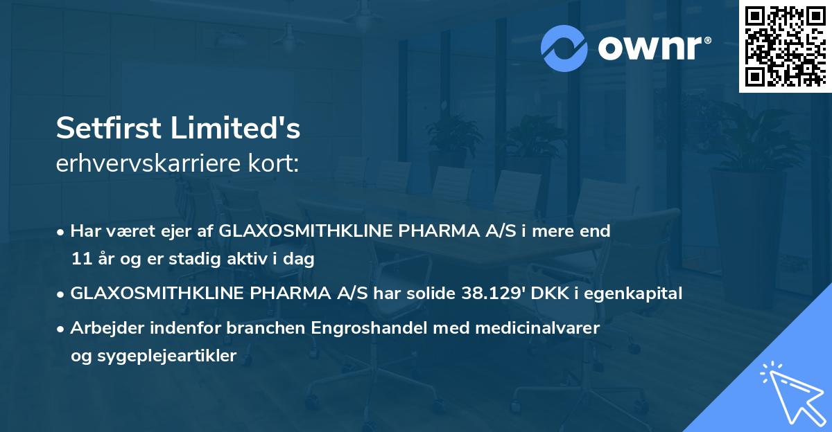 Setfirst Limited's erhvervskarriere kort