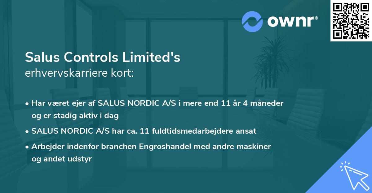 Salus Controls Limited's erhvervskarriere kort