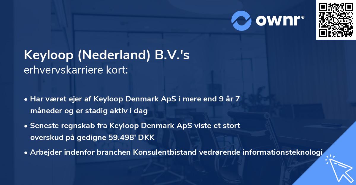 Keyloop (Nederland) B.V.'s erhvervskarriere kort
