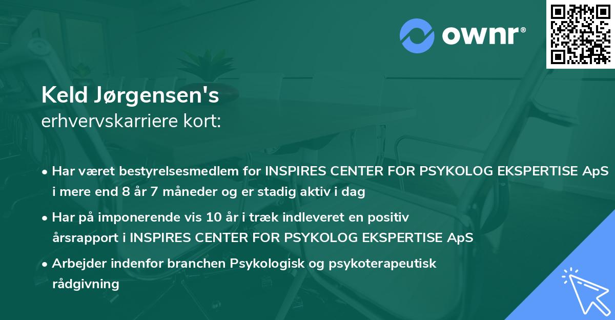 Keld Jørgensen's erhvervskarriere kort