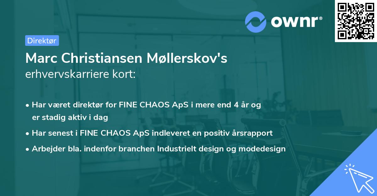 Marc Christiansen Møllerskov's erhvervskarriere kort