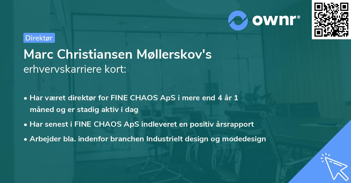 Marc Christiansen Møllerskov's erhvervskarriere kort