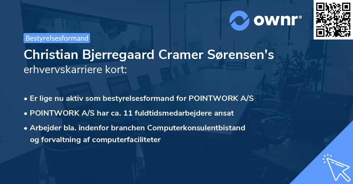 Christian Bjerregaard Cramer Sørensen's erhvervskarriere kort