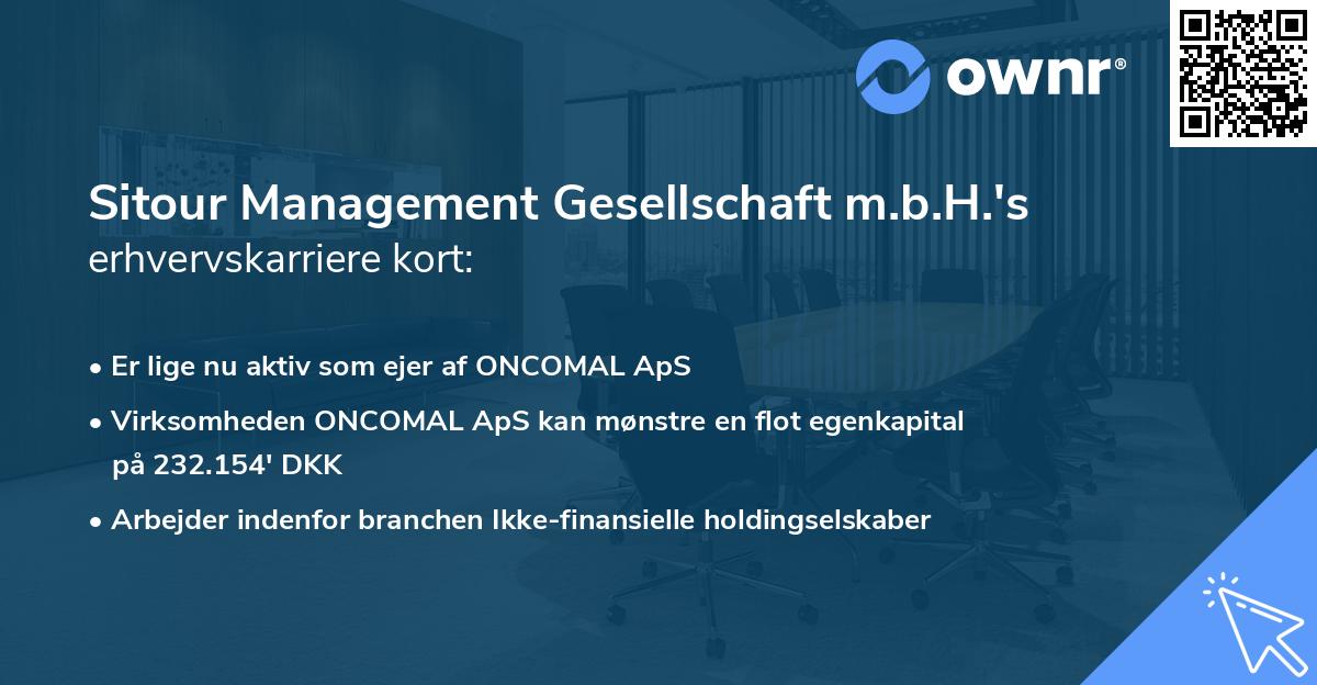 Sitour Management Gesellschaft m.b.H.'s erhvervskarriere kort