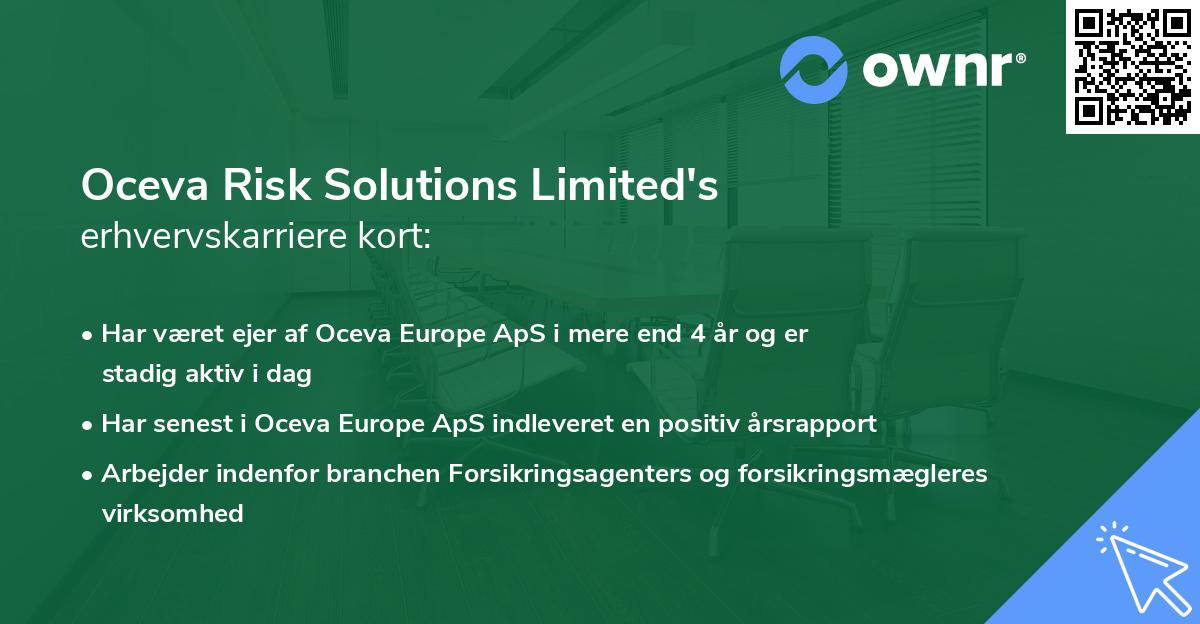 Oceva Risk Solutions Limited's erhvervskarriere kort