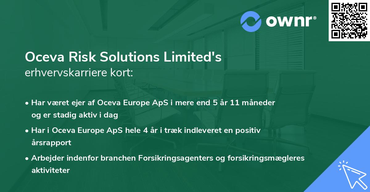 Oceva Risk Solutions Limited's erhvervskarriere kort