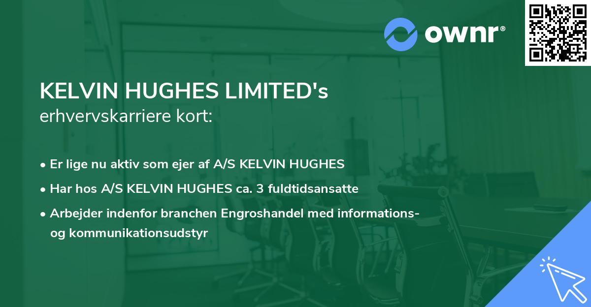 KELVIN HUGHES LIMITED's erhvervskarriere kort