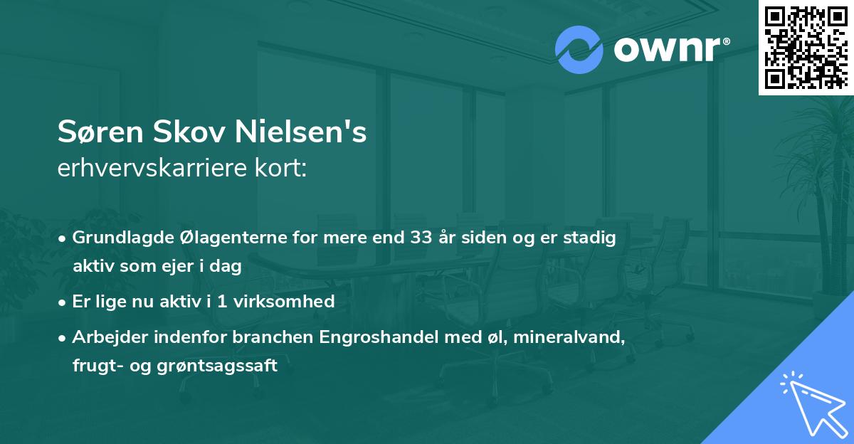 Søren Skov Nielsen's erhvervskarriere kort