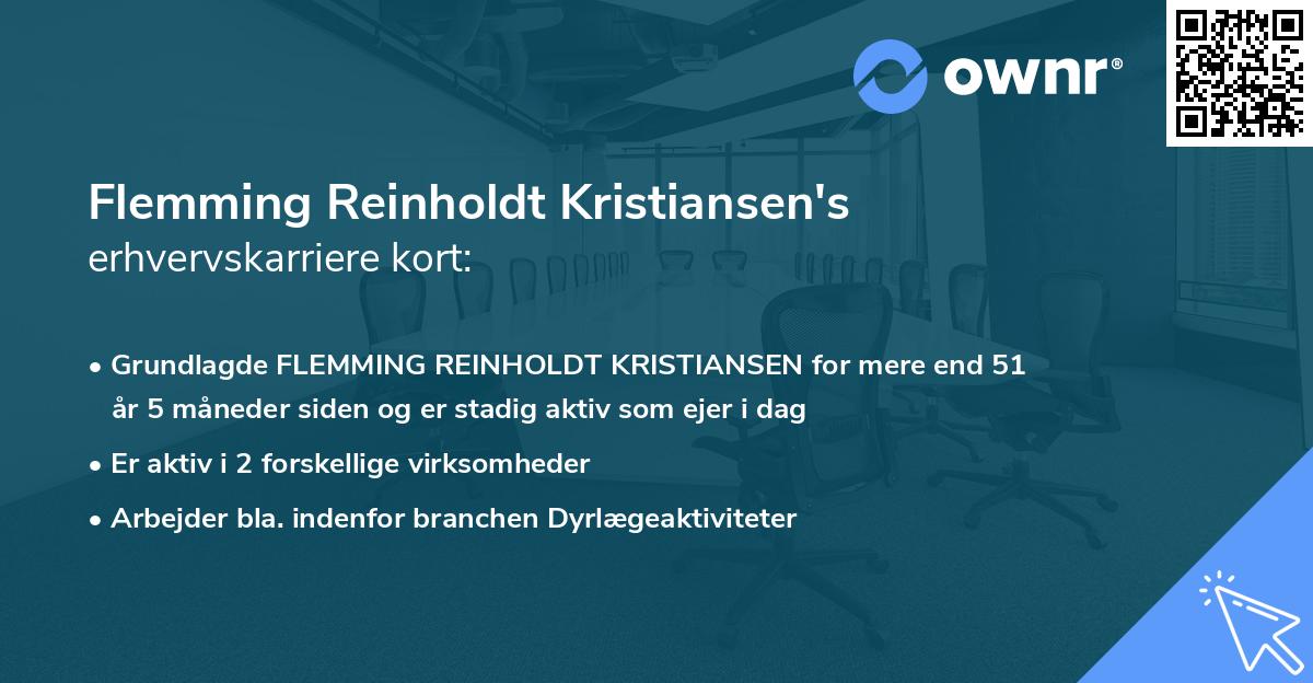 Flemming Reinholdt Kristiansen's erhvervskarriere kort